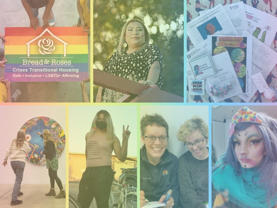 Collage of LGBTQ+ Alliance Fund 2022 Community Grants Info Session