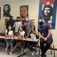 Seven LGBTQ+ Alliance Fund grantees posing for a picture