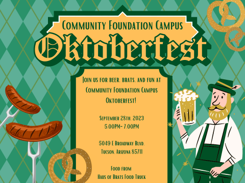 An invite to the community foundation October fest