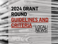 Now Accepting Applications for Local News Initiative Grant Round