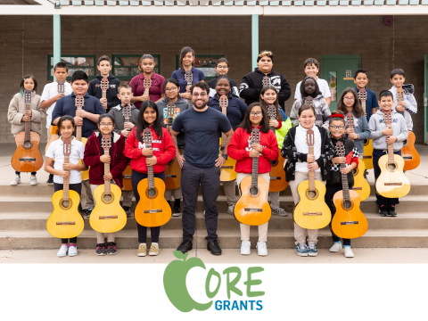 2026 CORE Grants cover image featuring Lead Guitar