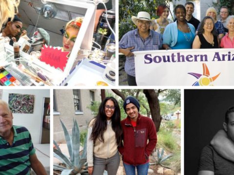 Collage of nonprofit professionals carrying out their mission