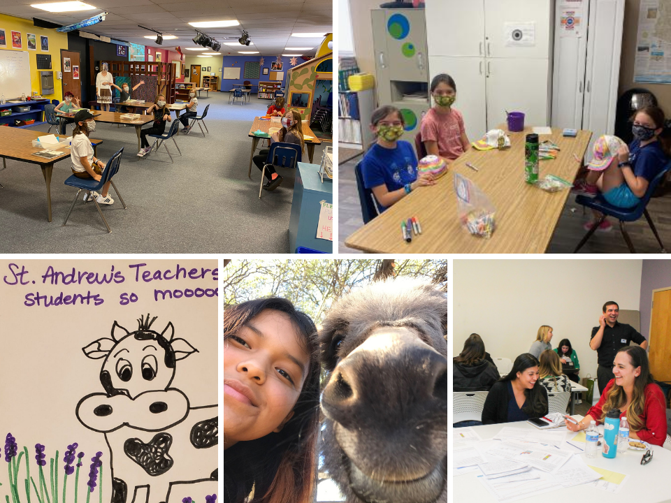 Photos of covid grantees